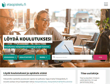 Tablet Screenshot of etaopiskelu.fi